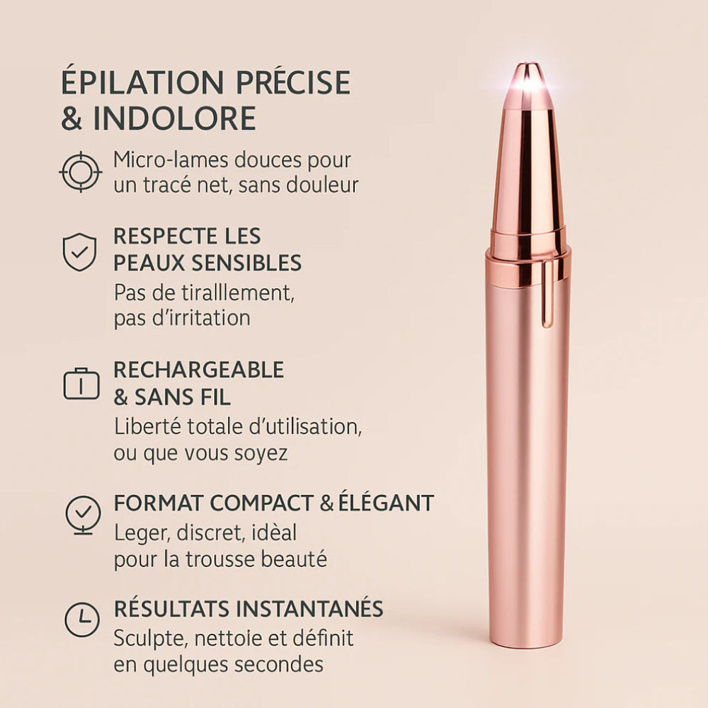 Épilateur électrique pour sourcils